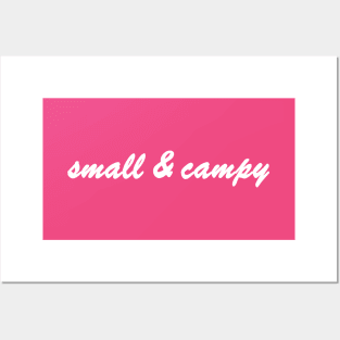 Small and Campy Pride Posters and Art